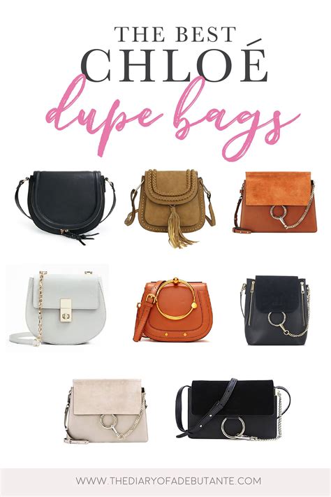 chloe faye lookalike|chloe bag dupe.